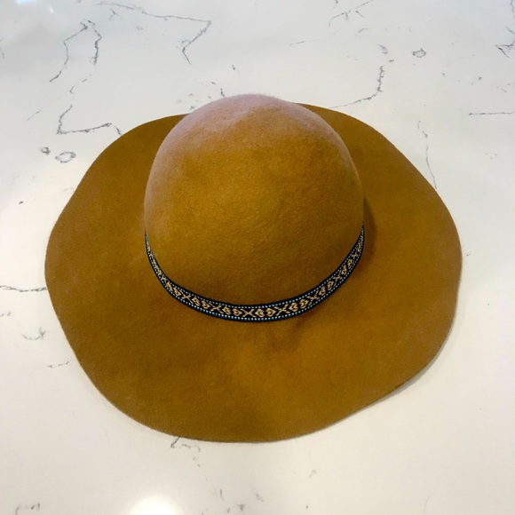 Brown Wool Floppy Boho Festival Hat - Picture 1 of 4